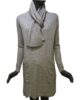 Дамска плетена рокля комплект с шал Д64220030С светло сива