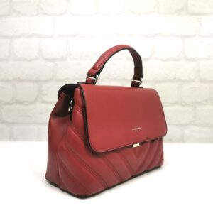 Чанта David Jones 6440-1СН червена средно голяма Дамски чанти