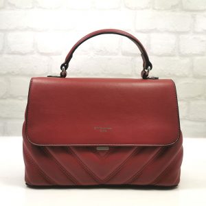Чанта David Jones 6440-1СН червена средно голяма Дамски чанти
