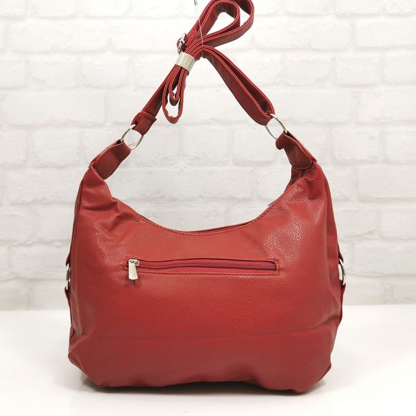 Спортно-елегантна дамска чанта червена - EvrikaShop