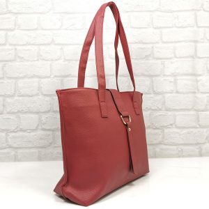 Дамска чанта Еврика в червен цвят - EvrikaShop