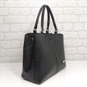Черна дамска чантa Еврика - лека и удобна- EvrikaShop