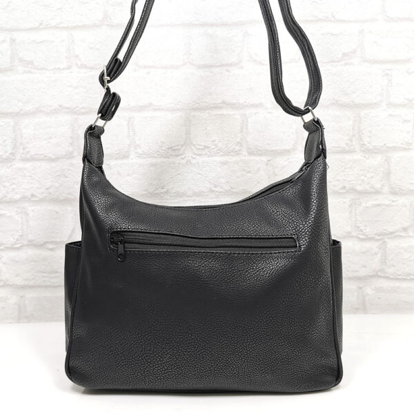 Удобна чанта Еврика черна с много джобджета - EvrikaShop