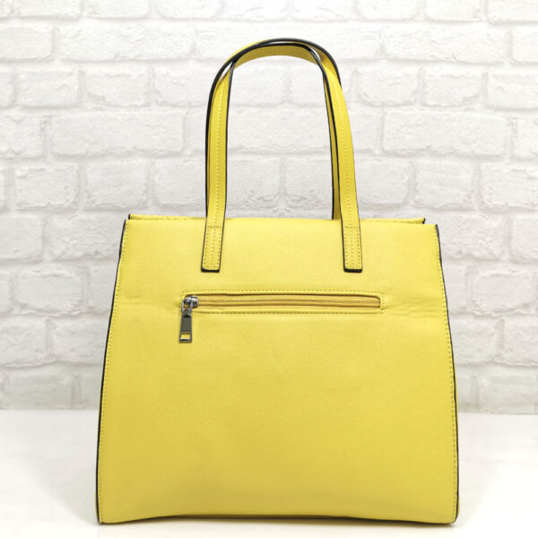 Средно голяма чанта Мария С жълта, - EvrikaShop
