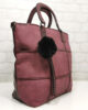 Чанта Мария С 35147СН тъмно червена гама