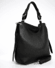 Чанта Еврика 10716НЕК естествена кожа черна