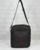 Чанта мъжка 30128 черна промазка