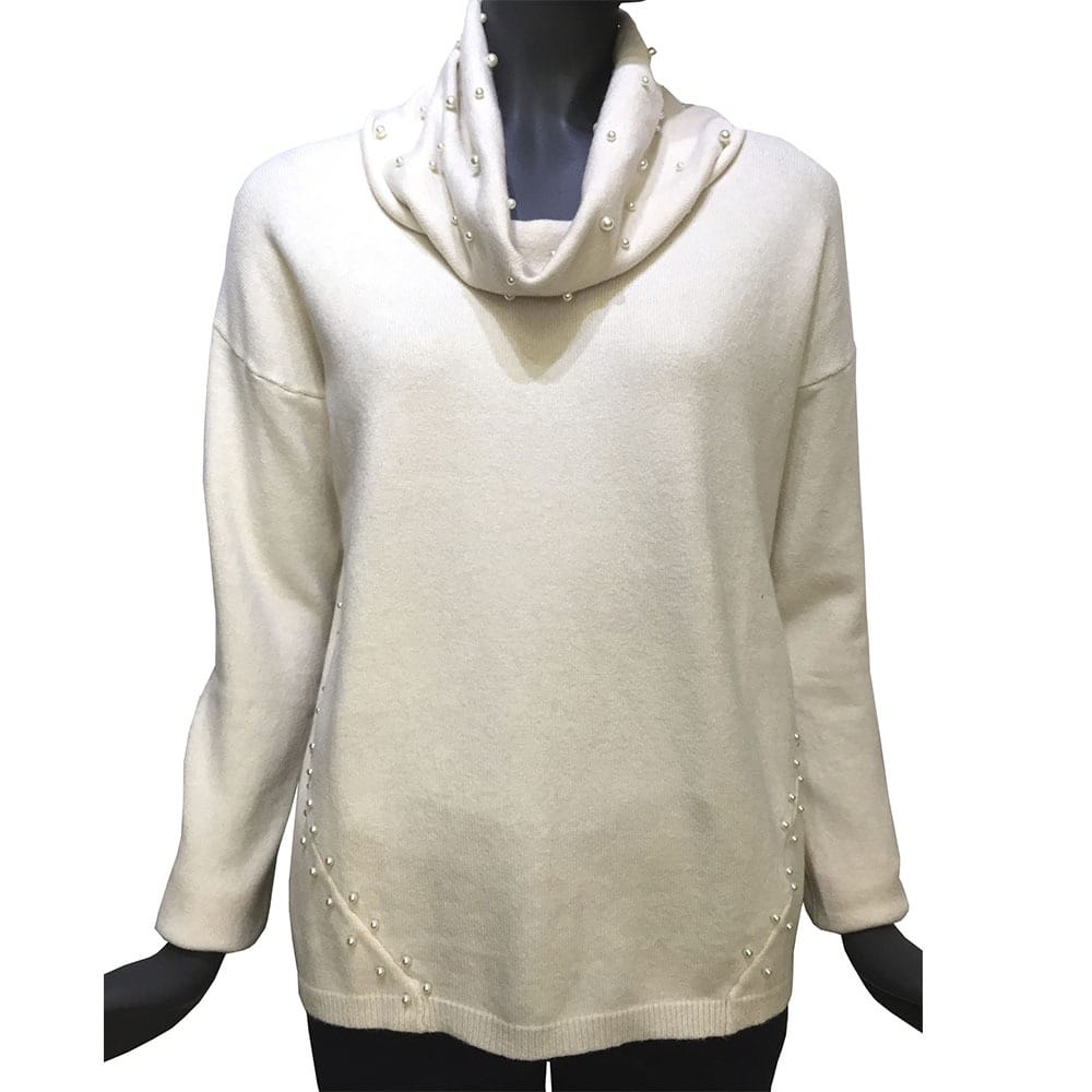 damski-pulover-D139-6 Дамски пуловер бял EvrikaShop ®