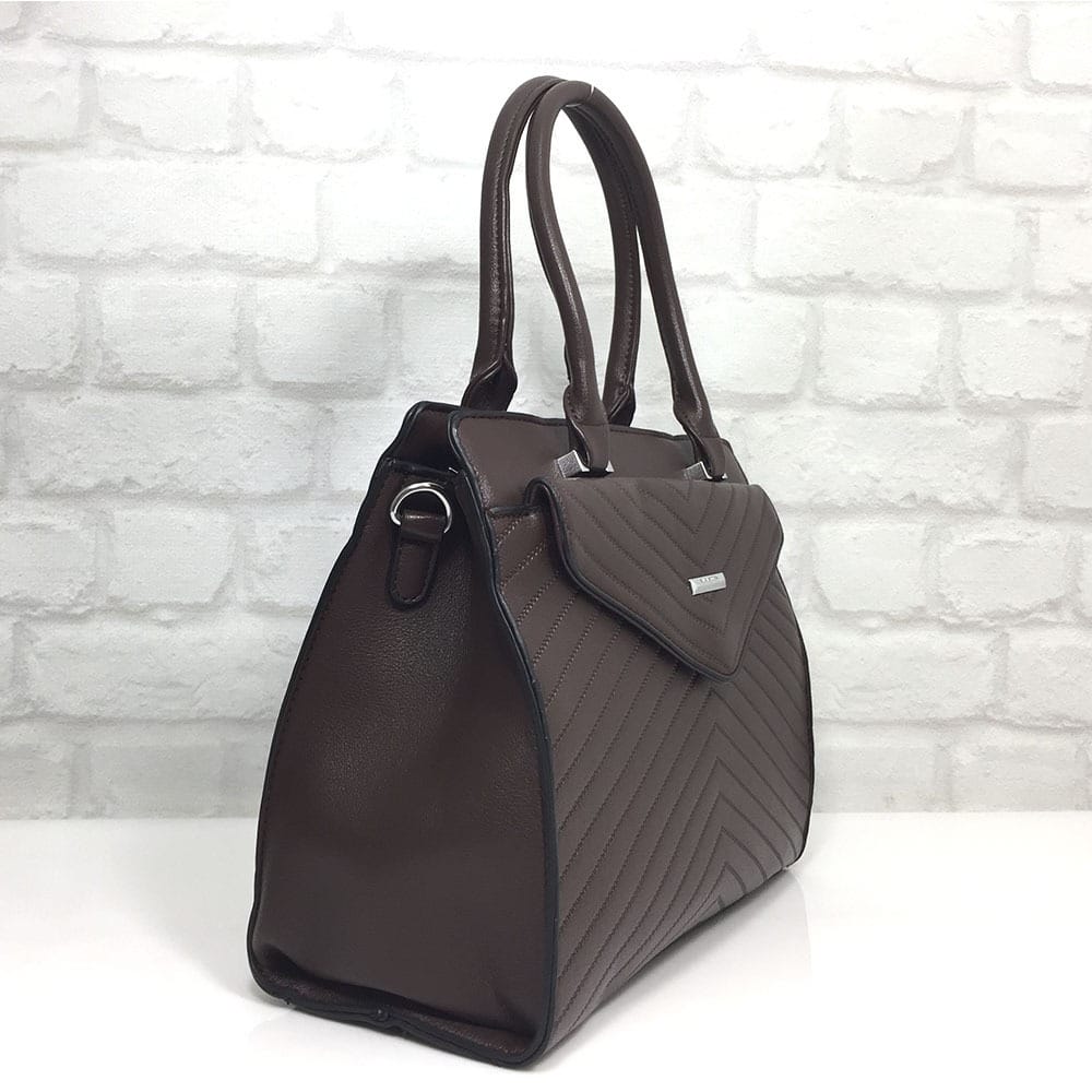 damska-chanta-326530-1 Дамска чанта Silvia Rosa тъмно кафява - EvrikaShop