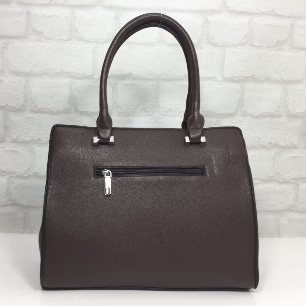 damska-chanta-326530-2 Дамска чанта Silvia Rosa тъмно кафява - EvrikaShop