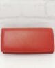 Дамско портмоне естествена кожа 1519СН червено голямо