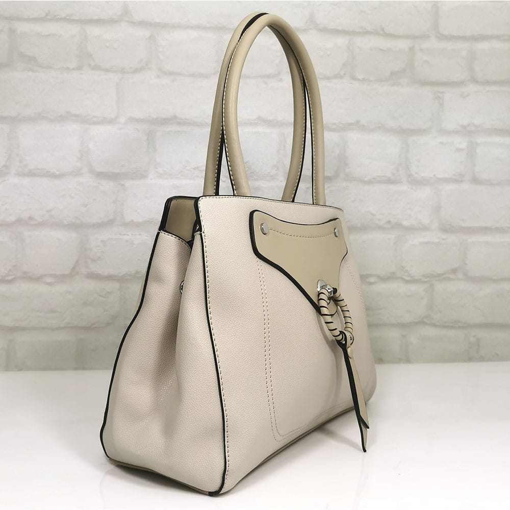 damska-chanta-35870-10 Италианска чанта Мария цвят екрю - EvrikaShop