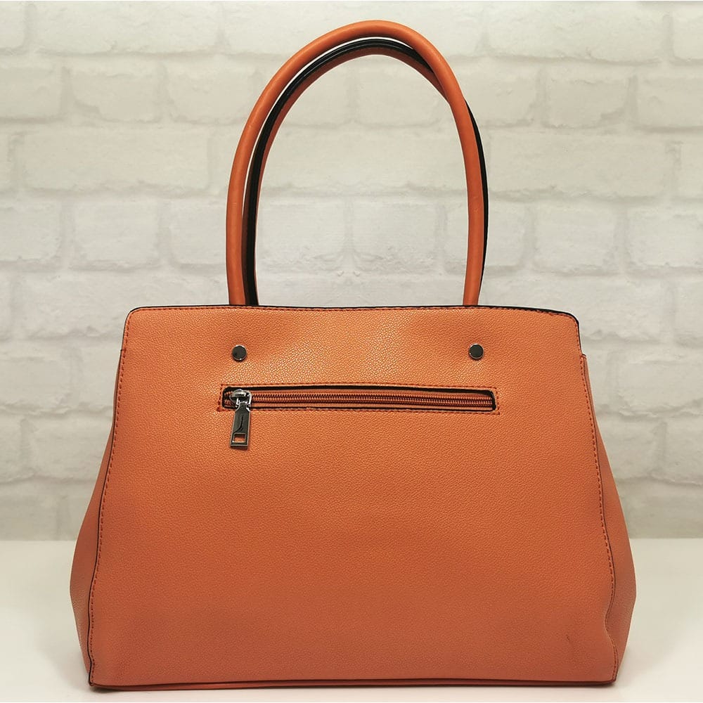 damska-chanta-35870-20 Елегантна дамска чанта Мария оранжева - EvrikaShop