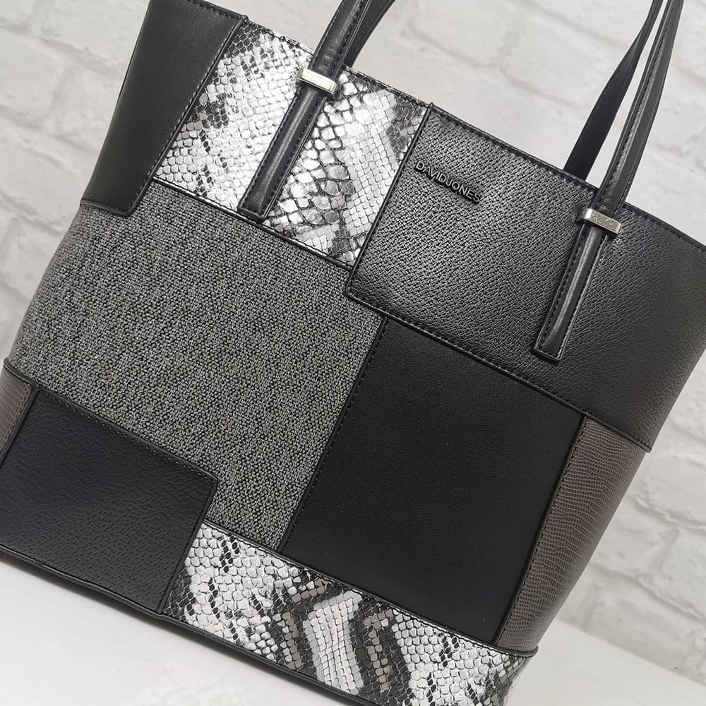 damska-chanta-david jones-6279H-3 Чанта David Jones черна EvrikaShop ®