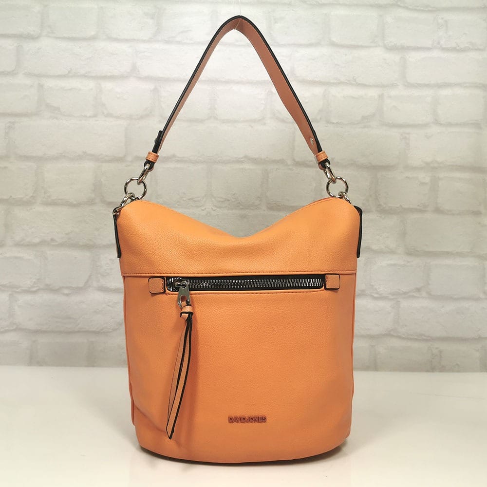 damska-chanta-David Jones-6296-10 Дамска чанта David Jones корал - онлайн магазин EvrikaShop