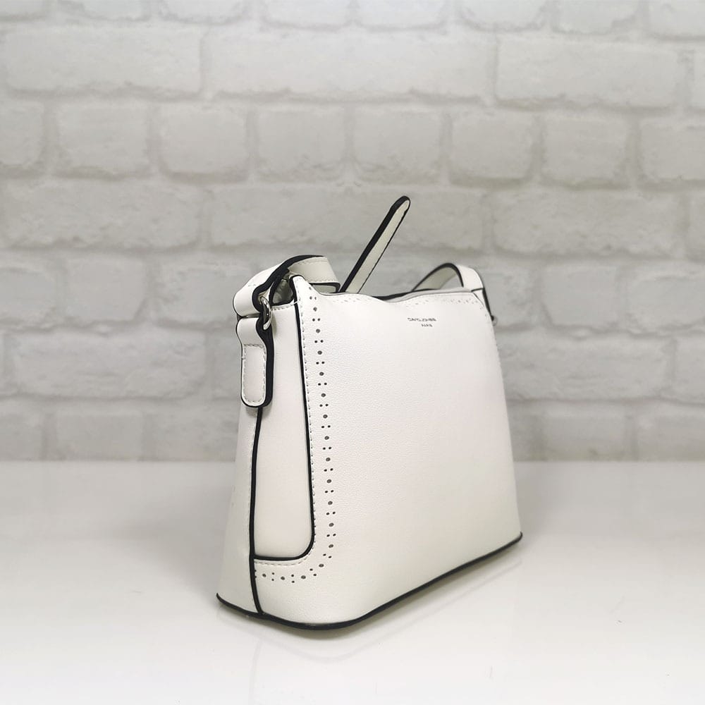 damska-chanta-David Jones-6300-1-7 Дамска чанта David Jones бяла, внос от Франция - EvrikaShop