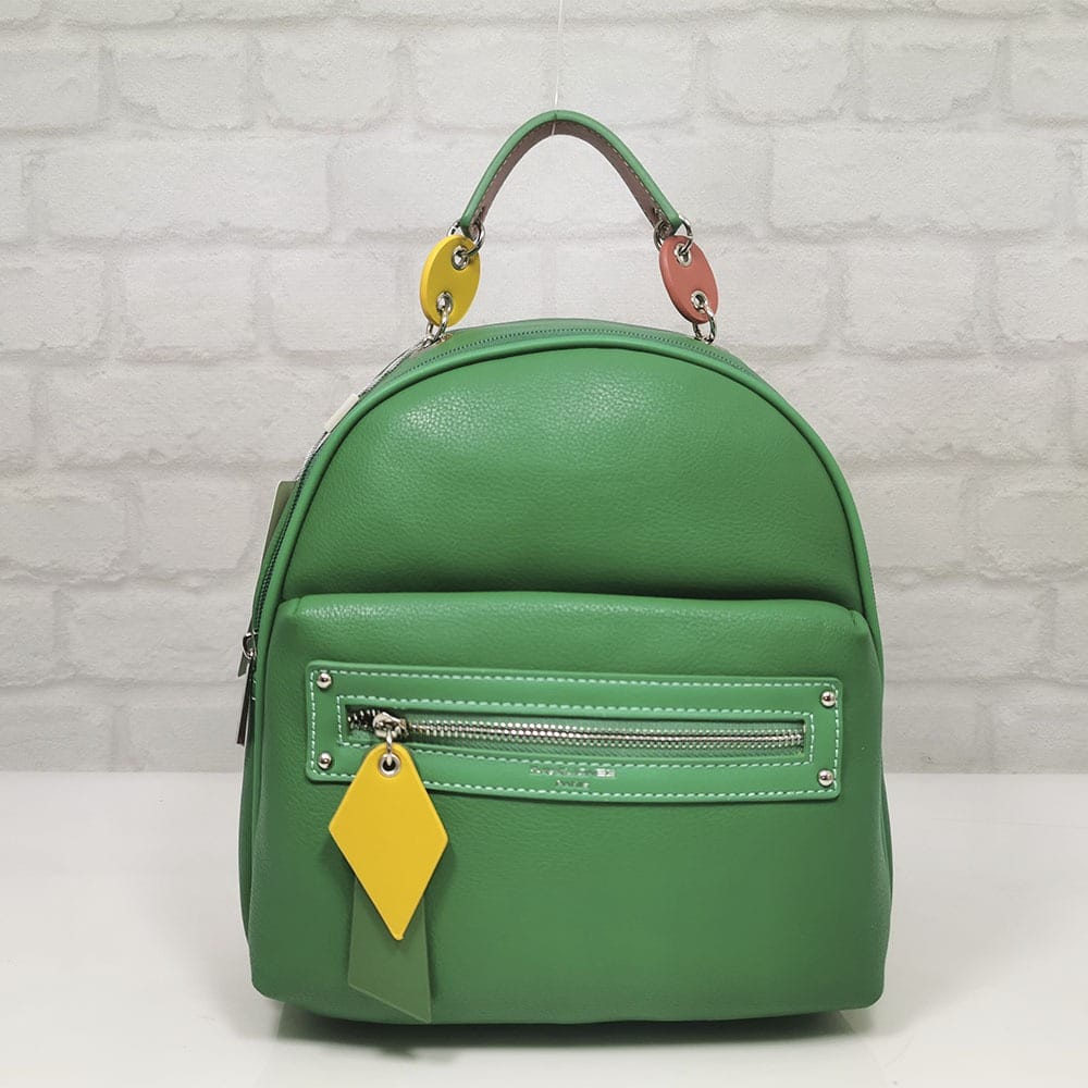 damska-ranichka-David Jones-CM 5624-6 Дамска раница David Jones зелена - EvrikaShop