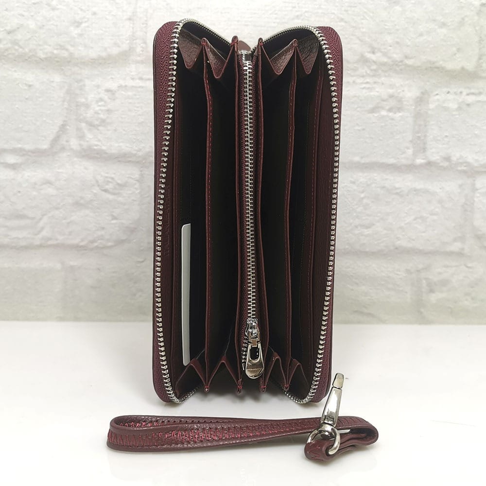 damsko-portmone-5201B-3 Дамско портмоне от естествена кожа EvrikaShop ®