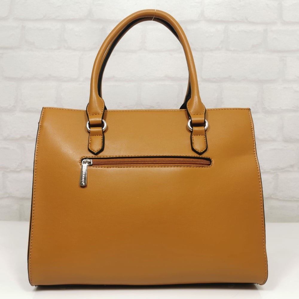 damska-chanta-David-Jones-6261-4-14 Дамска чанта David Jones коняк - онлайн магазин EvrikaShop