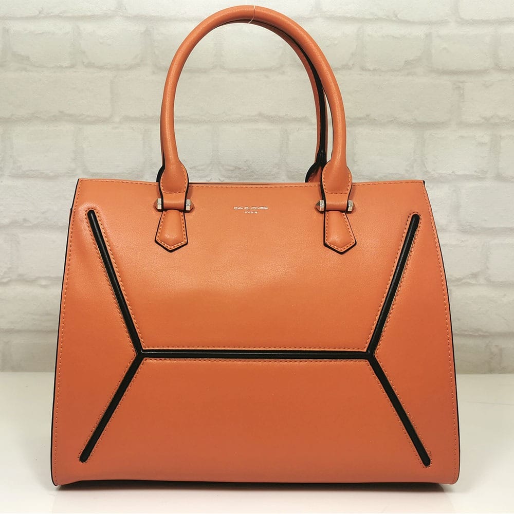 damska-chanta-David-Jones-6261-4-15 Дамска Чанта David Jones в цвят корал - EvrikaShop