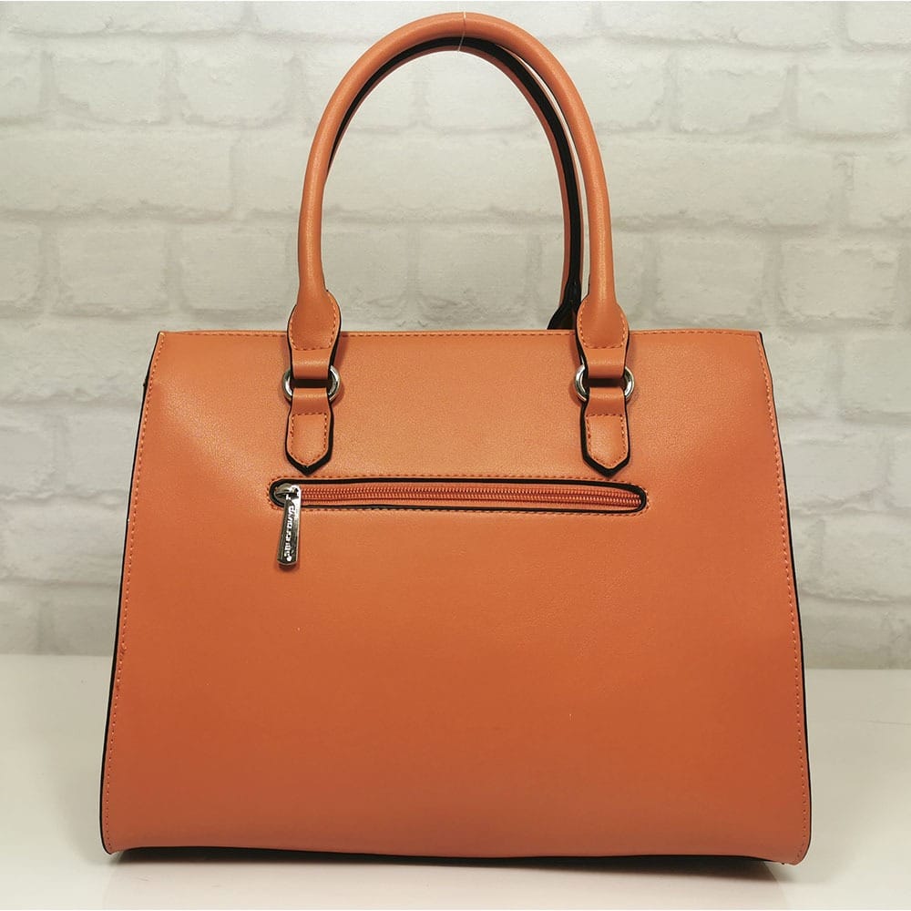 damska-chanta-David-Jones-6261-4-17 Дамска Чанта David Jones в цвят корал - EvrikaShop