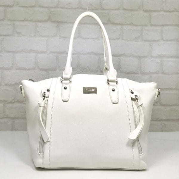 Дамска ежедневна чанта David Jones бяла - EvrikaShop