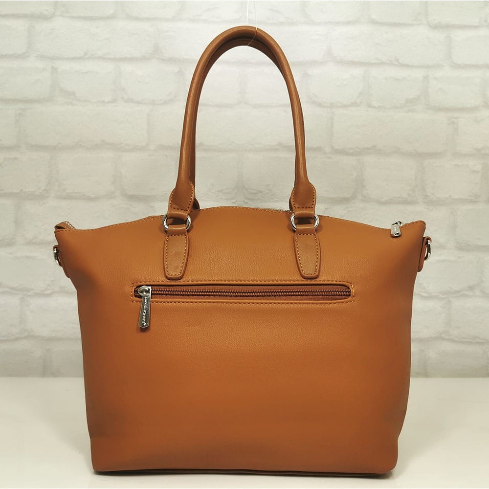 damska-chanta-David-Jones-6265-3-8 Дамска чанта David Jones цвят коняк - EvrikaShop