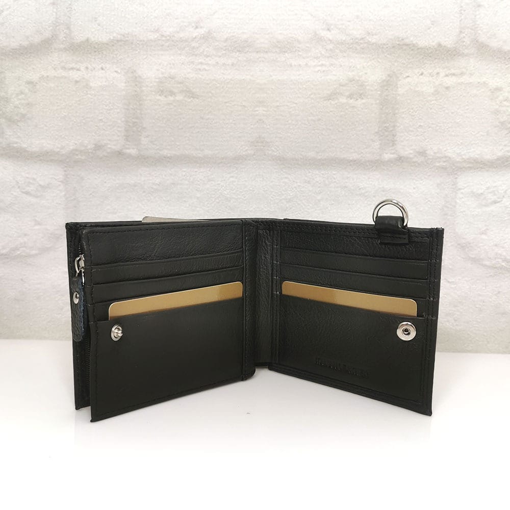 majki-portfejl-GAP-1578E-1 Черен хоризонтален мъжки портфейл от естествена кожа