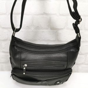 Дамска чанта Еврика в черен цвят - EvrikaShop