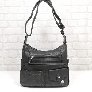 Дамска чанта Еврика в черен цвят - EvrikaShop