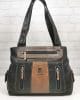 Чанта Еврика 56218НТК черно с кафяво