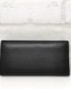 Дамско портмоне естествена кожа W34-1Н черно голямо
