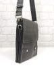 Чанта мъжка 1804Н черна кожа,средно голяма