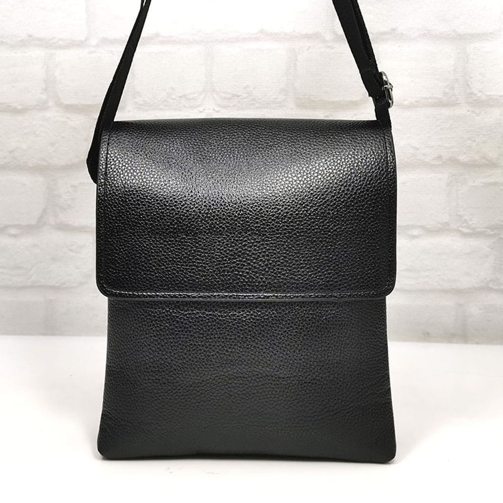 majka-chanta-9004-3AB Голяма мъжка кожена чанта черна - онлайн магазин EvrikaShop