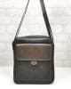 Чанта мъжка 967ТК тъмно кафява кожа, средна големина