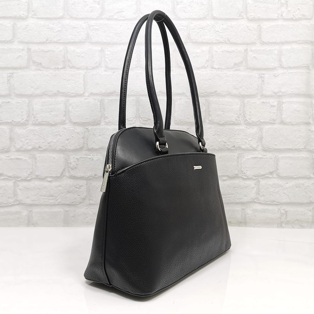 damska-chanta-david jones-6509-2-1 Чанта David Jones черна от еко кожа - EvrikaShop