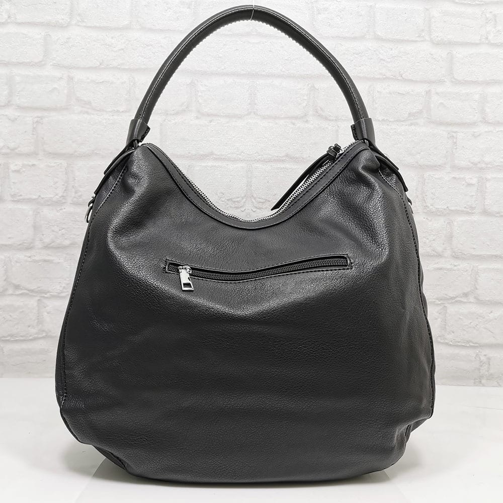 damska-chanta-351124-11 Спортно-елегантна чанта Мария С черна от Италия - EvrikaShop