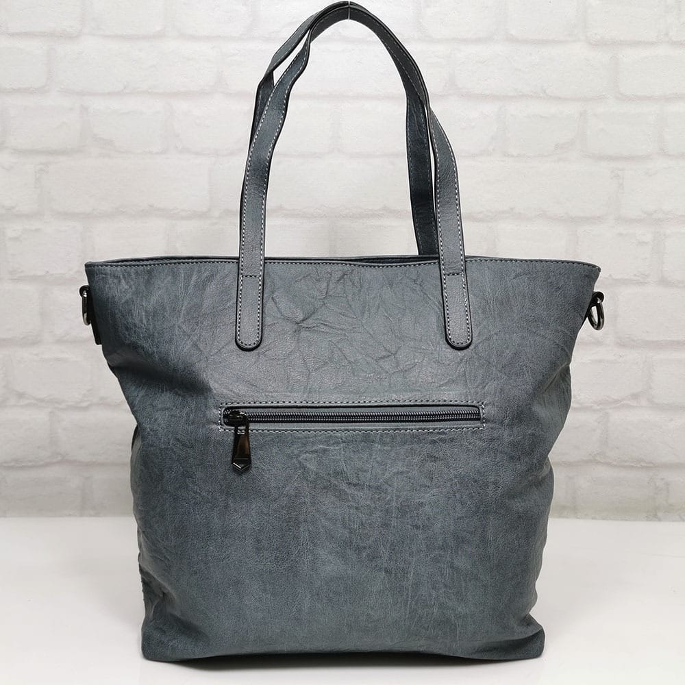 damska-chanta-351154-20 Чанта Мария С синя голяма от Италия - EvrikaShop