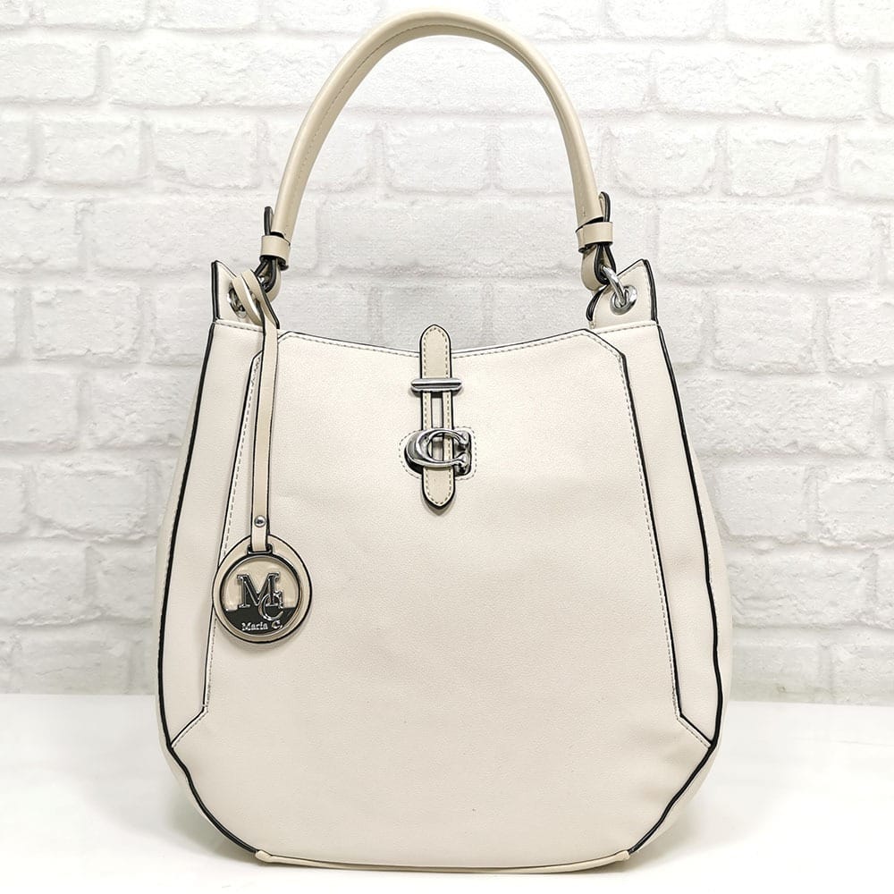 damska-chanta-351115-21 Елегантна чанта Мария С екрю от Италия - EvrikaShop