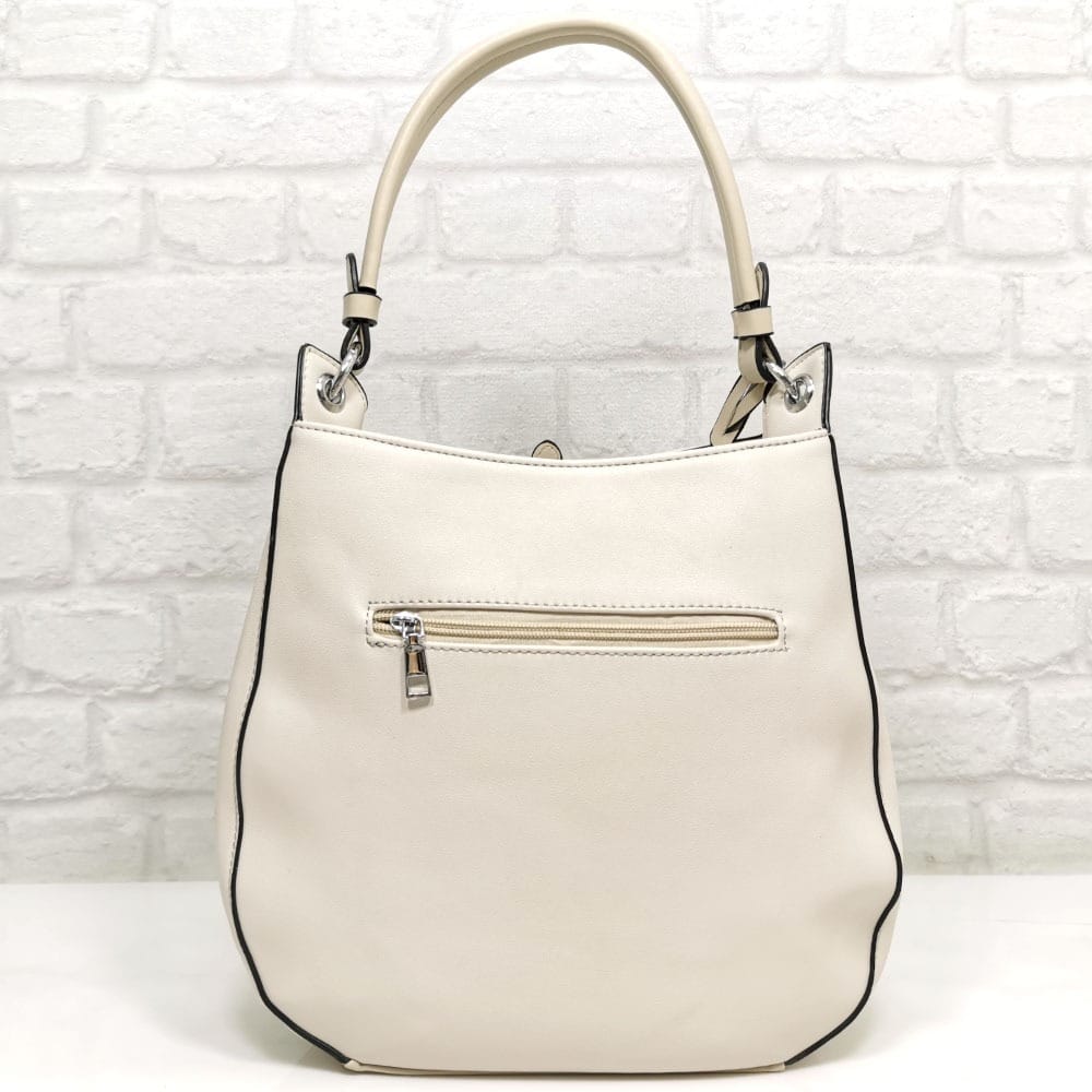 damska-chanta-351115-23 Елегантна чанта Мария С екрю от Италия - EvrikaShop