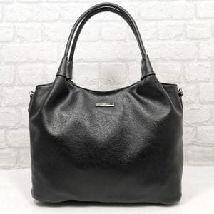 Спортно-елегантна дамска чанта Еврика черна - EvrikaShop