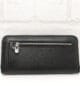 Дамско портмоне естествена кожа 5201Н черно, голямо Дамско портмоне естествена кожа 5201Н черно, голямо