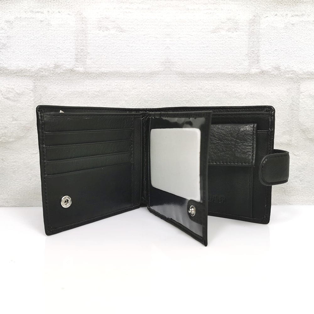 majki-portfejl-242-1 Мъжки портфейл естествена кожа 242Н черен, хоризонтален