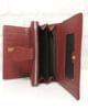 Дамско портмоне естествена кожа 1000БО бордо, средно по големина