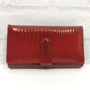 Голямо дамско портмоне от естествен лак - EvrikaShop