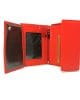 Дамско портмоне естествена кожа 998СН червено, средно по големина