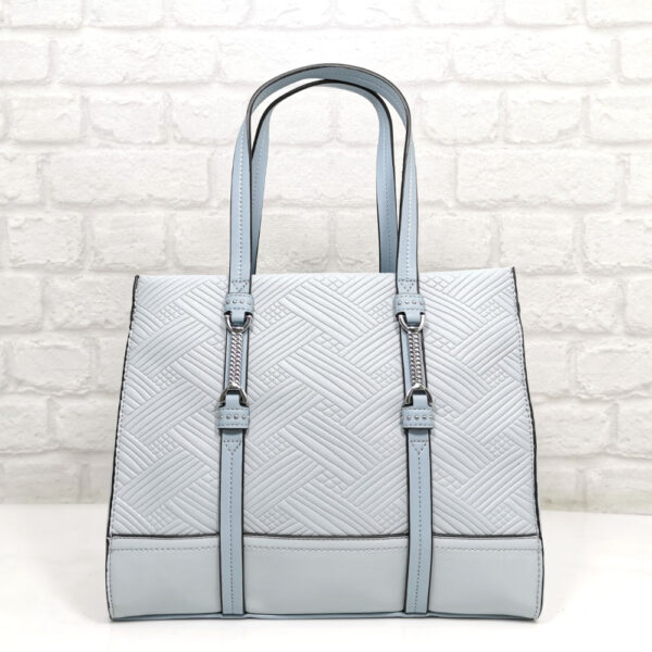 Средно голяма чанта Мария С синя от Италия - EvrikaShop