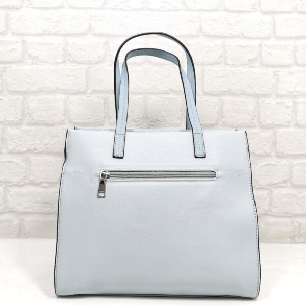 Средно голяма чанта Мария С синя от Италия - EvrikaShop