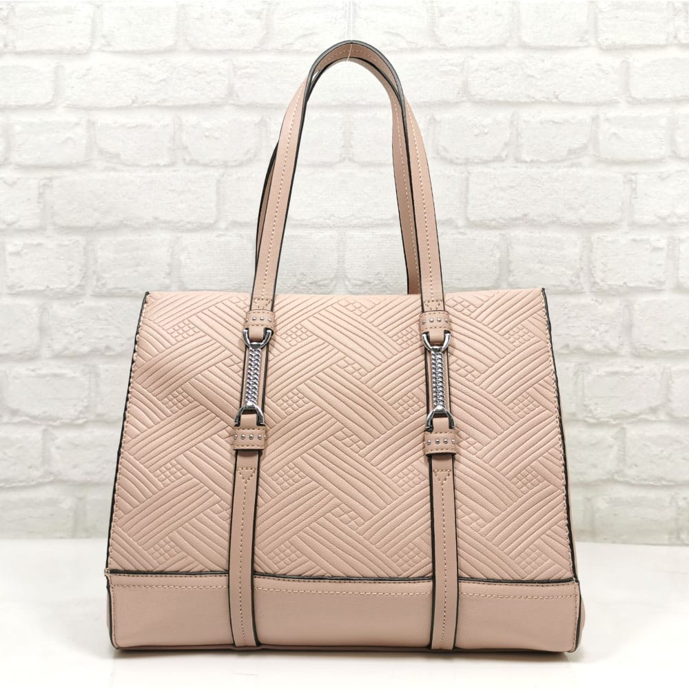 damska-chanta-351482-6 Дамска средно голяма чанта Мария С розова - EvrikaShop