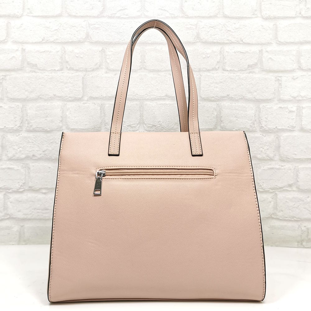 damska-chanta-351482-8 Дамска средно голяма чанта Мария С розова - EvrikaShop